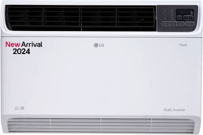 LG Convertible 4-in-1 Cooling 2024 Model 2 Ton 4 Star Window Dual Inverter AC with Wi-fi Connect  - White