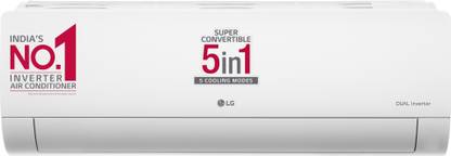 LG 1.5 Ton 5 Star Split Inverter AC  - White