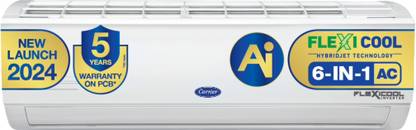 CARRIER 2024 Model 2 Ton 5 Star Split Inverter AC  - White