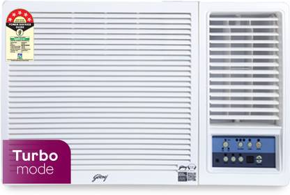Godrej Turbo Mode 2025 Model 1.5 Ton 5 Star Window Inverter Anti-Dust Filter with Anti-Freeze Thermostat AC  - White