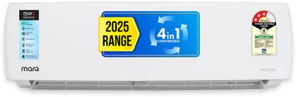 MarQ by Flipkart 1.5 Ton 3 Star Split Inverter 4-in-1 Convertible with Turbo Cool Technology AC  - White