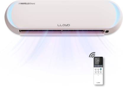 Lloyd 2025 Model 6 in 1 Expandable Stellar Art 1.5 Ton 5 Star Split Inverter Mood Lighting, In-Built Air Purifier, Direct Voice Command AC with Wi-fi Connect  - White