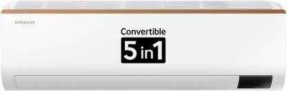 SAMSUNG Convertible 5-in-1 Cooling Mode 2023 Model 1.5 Ton 4 Star Split Inverter AC – White  (AR18CY4ZAGD/AR18CY4ZAGDNNA/AR18CY4ZAGDXNA, Copper Condenser)