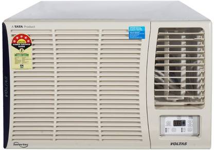 Voltas 1.5 Ton 5 Star Window Inverter AC  - White, Black