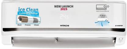 Hitachi 2025 Model 2 Ton 5 Star Split Inverter AC  - White