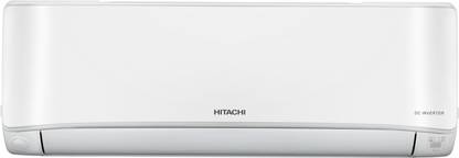 Hitachi Ice Clean Frost Wash Technology 2023 Model 2 Ton 3 Star Split Inverter Xpandable plus Ambience Light R 32 AC with Wi-fi Connect  - White