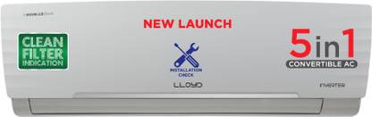 Lloyd 2025 Model 1 Ton 3 Star Split Inverter AC  - White