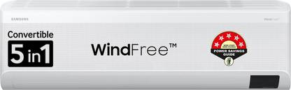 Samsung Convertible 5-in-1 Cooling 2023 Model 1.5 Ton 5 Star Split Inverter WindFree Technology AC  - White