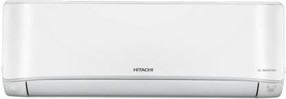 Hitachi Ice Clean Frost Wash Technology 2023 Model 1.5 Ton 5 Star Split Inverter Xpandable plus Ambience Light R 32 AC  - White