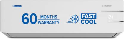 Blue Star 2025 Model 1.5 Ton 3 Star Split Inverter AC  - White