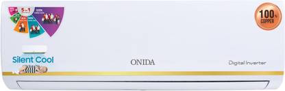 ONIDA 5-in-1 Convertible Cooling 1 Ton 3 Star Split Inverter With Deep Cleaning AC  - White