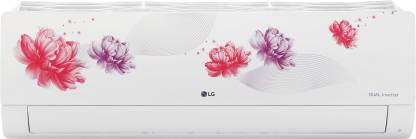 LG AI Convertible 6-in-1 Cooling 2023 Model 1.5 Ton 5 Star Split Inverter 4 Way Swing, HD Filter with Anti-Virus Protection AC with Wi-fi Connect  - Floral