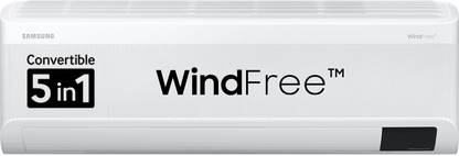 Samsung Convertible 5-in-1 Cooling Mode 2023 Model 1.5 Ton 4 Star Split Inverter windfree Technology AC  - White