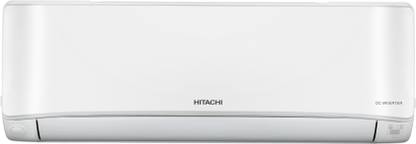 Hitachi Ice Clean Frost Wash Technology 2023 Model 1 Ton 3 Star Split Inverter Xpandable plus Ambience Light R 32 AC  - White