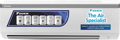 Daikin 2023 Model 0.8 Ton 3 Star Split AC with PM 2.5 Filter  - White