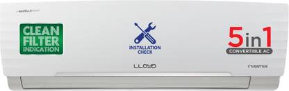 [Use  Axis/Citi Bank Credit Card] Lloyd 1.5 Ton 3 Star Split Inverter AC – White  (GLS18I3FWBEW, Copper Condenser)