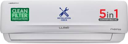 Lloyd 2024 Model 1 Ton 3 Star Split Inverter AC  - White