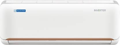 Blue Star 5 in 1 convertible 1.5 Ton 5 Star Split Inverter 4-way swing and 5 in 1 convertible AC with Wi-fi Connect  - White Brown