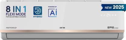 IFB 2025 Model Gold Pro Series 1 Ton 5 Star Split Inverter with Hybrid Technology, Works upto 55 DegreeC, 4-Way Swing, Higher Cooling Capacity, Self-Clean & AI AC  - Ivory White