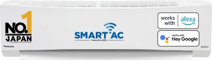 Panasonic 7 in 1 Convertible with True AI Mode,Matter Enabled 1.5 Ton 5 Star Split Inverter AC with Wi-fi Connect  - White