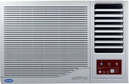 CARRIER 1 Ton 3 Star Window 2 Way Air Directional control with Dust Filter(2023 Model) AC  - White