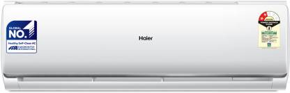 Haier Turbo Cool Plus 2023 Model 1 Ton 2 Star Split Extreme Temperature Cooling,Micro Antibacterial Filter AC  - White