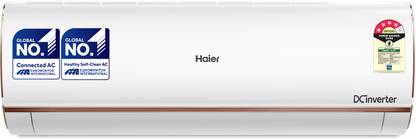 Haier Frost Self-Clean 2023 Model 1.5 Ton 4 Star Split Inverter Intelli Smart,� Intelli Convertible 7-in-1, Cooling at Extreme Temperature AC with Wi-fi Connect  - White