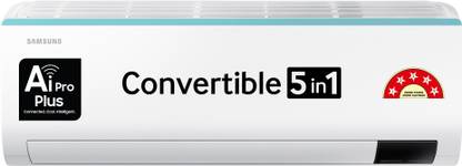 Samsung Convertible 5-in-1 Cooling 2023 Model 1 Ton 3 Star Split Inverter AC with Wi-fi Connect  - White