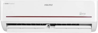 Voltas 1 Ton 3 Star Split Dual Inverter Hot and Cold AC - White, Maroon