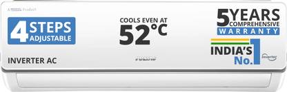 Voltas 2024 Model 2 Ton 3 Star Split Inverter AC  - White