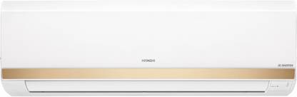 Hitachi 1 Ton 5 Star Split Inverter AC  - White, Gold