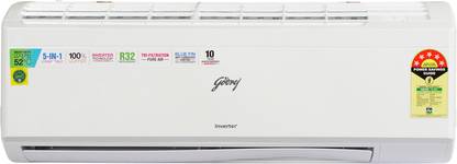 Godrej 2024 Model 1 Ton 5 Star Split Inverter AC  - White