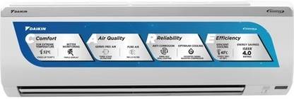 Daikin 1.5 Ton 3 Star Split Inverter AC  - White, Silver