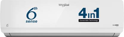 Whirlpool Convertible 4-in-1 Cooling 2023 Model 1 Ton 5 Star Split Inverter 6th Sense Technology AC  - White