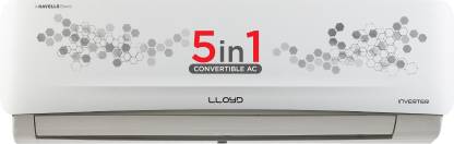 Lloyd 2023 Model 1.5 Ton 5 Star Split Inverter AC  - White