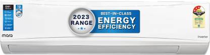MarQ by Flipkart 2023 Range 1 Ton 3 Star Split Inverter 4-in-1 Convertible with Turbo Cool Technology AC  - White