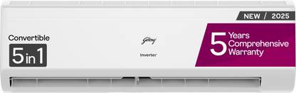 Godrej 5-In-1 Convertible Cooling 2 Ton 3 Star Split Inverter With Heavy Duty Cooling at Extreme Temperature AC  - White