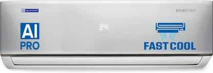 Blue Star 2025 Model 2 Ton 5 Star Split Inverter AC  - Grey