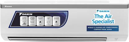 Daikin 2024 Model 0.9 Ton 3 Star Split AC  - White