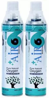 Air6 Portable Oxygen Cylinder/ Canister/Oxygen Can with Mask(Pack of 2 ...