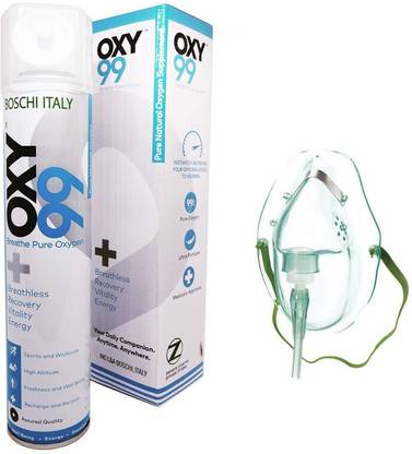 OXY99 Natural Oxygen Portable Oxygen Canister 6L-P1 With Mask Portable Oxygen Can