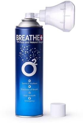 BREATHE PLUS BREATHE+ LIGHT WEIGHT PORTABLE OXYGEN CAN FOR TRAVEL Portable Oxygen Can