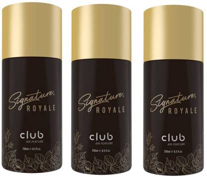 Signature Floral Spray Royale Club Air Freshener Floral Long Lasting Fragrance