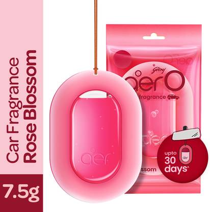 Godrej Aer Rose Blossom Car Freshener Diffuser O Hanging Car Air Freshener | Car Accessories