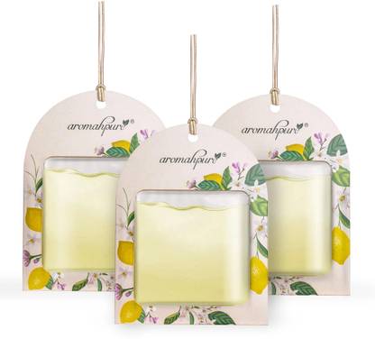 Aromahpure Gel Wink Hanging Car Perfume Lemon Last 30 days Easy to Use gel based air Car Freshener Diffuser GEL-WINK-3