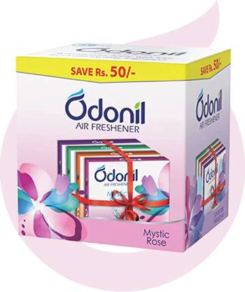 Odonil Special Combo Rose Jasmine Lavender Sandal Car Freshener Blocks Special Combo Rose Jasmine Lavender Sandal