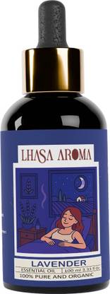 Lhasa Aroma Lavender Diffuser Lavender Essential Oil – 100% Pure & Natural | Use in Diffuser