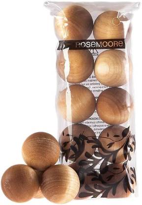 ROSeMOORe Blue Oud Scented Wooden Balls Room Freshener Fragrance for Home Potpourri Scented Wooden Balls Room Freshener