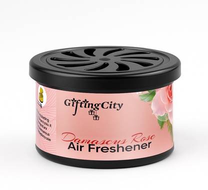 Enew Damascus Rose Diffuser Set Refresh Drive Car Gel Air Freshener - Damascus Rose - 1 Pack
