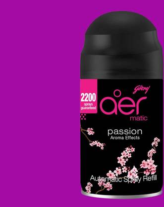 Godrej Aer Matic Room Freshener -Passion Car Freshener Refill aer matic,bar freshner,liquid automatic air freshener refill pack _326